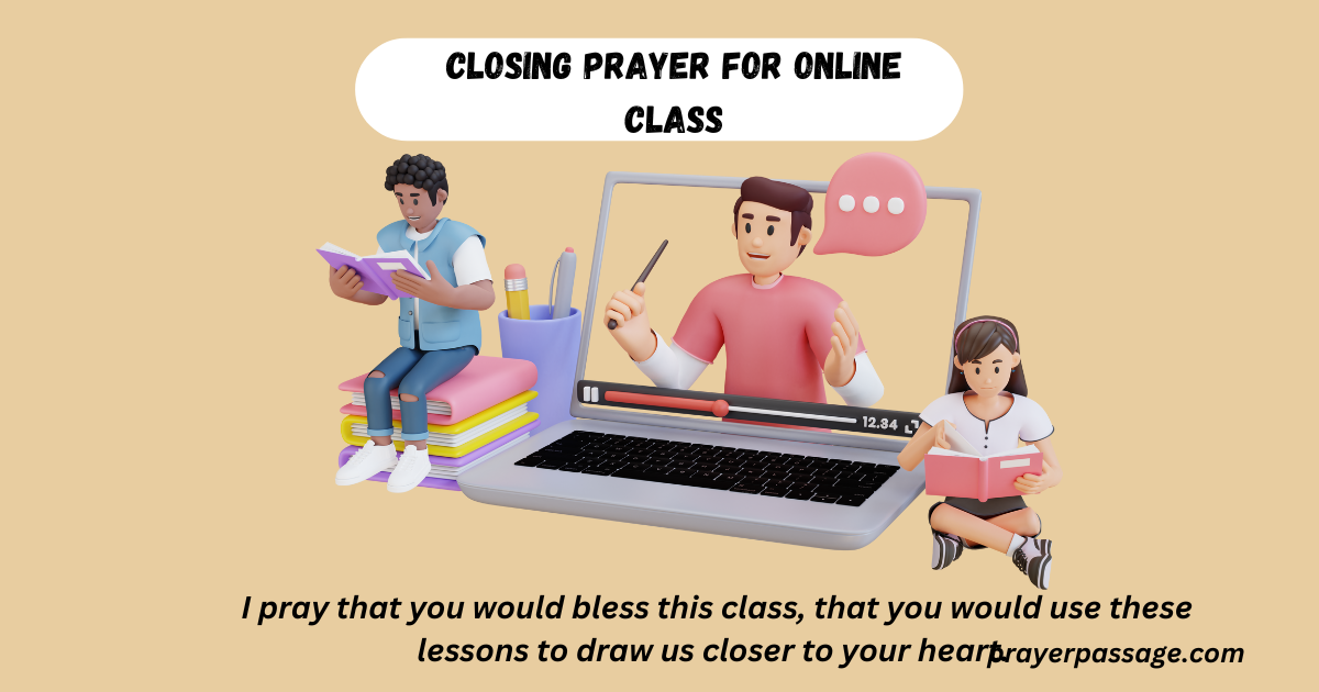 closing prayer for online class