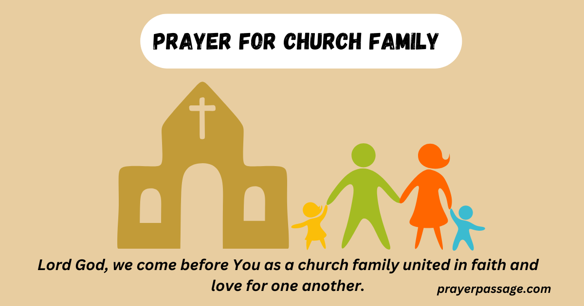 prayer for church family