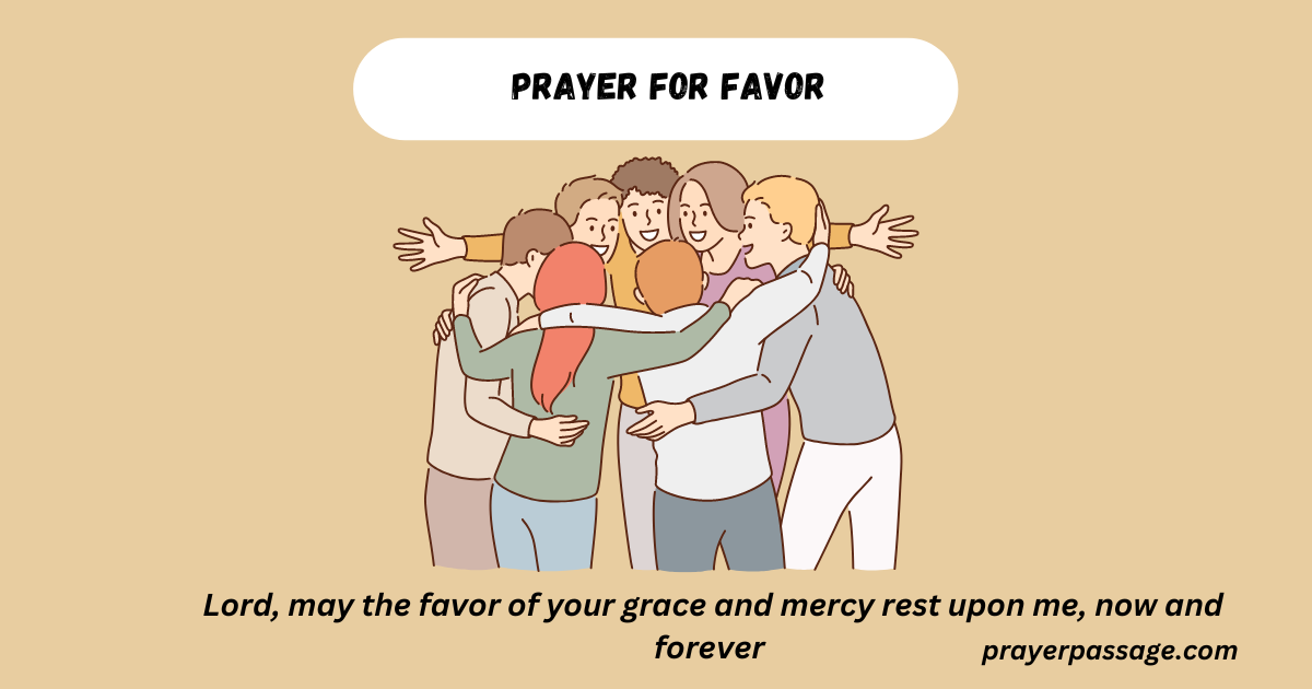 prayer for favor