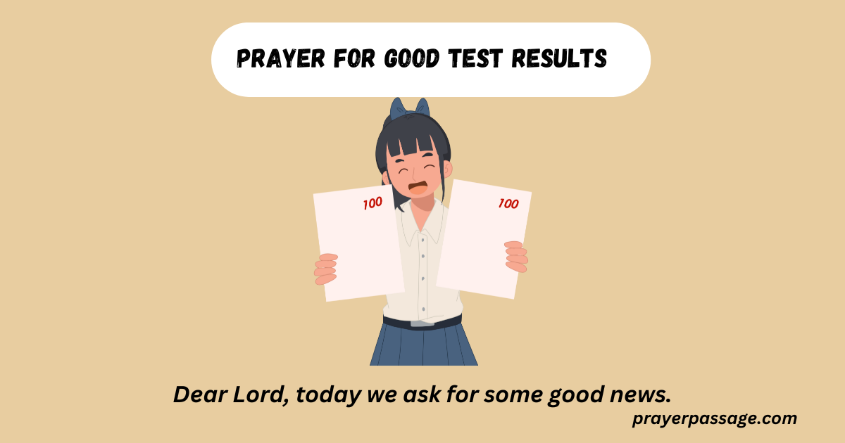 prayer for good test results
