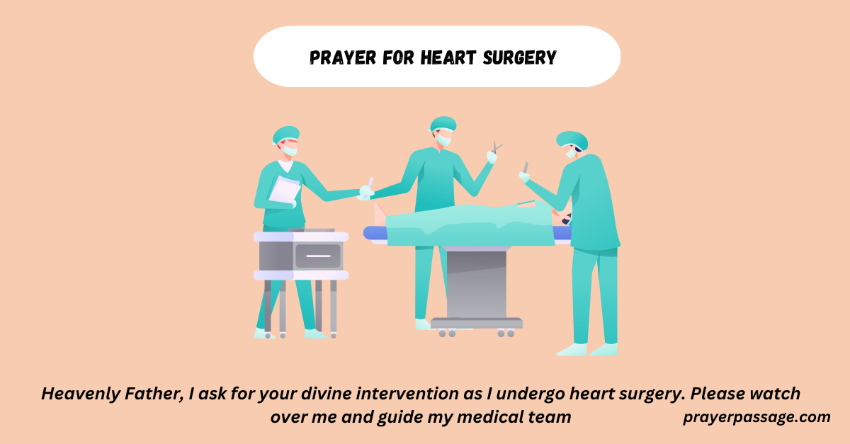 prayer for heart surgery
