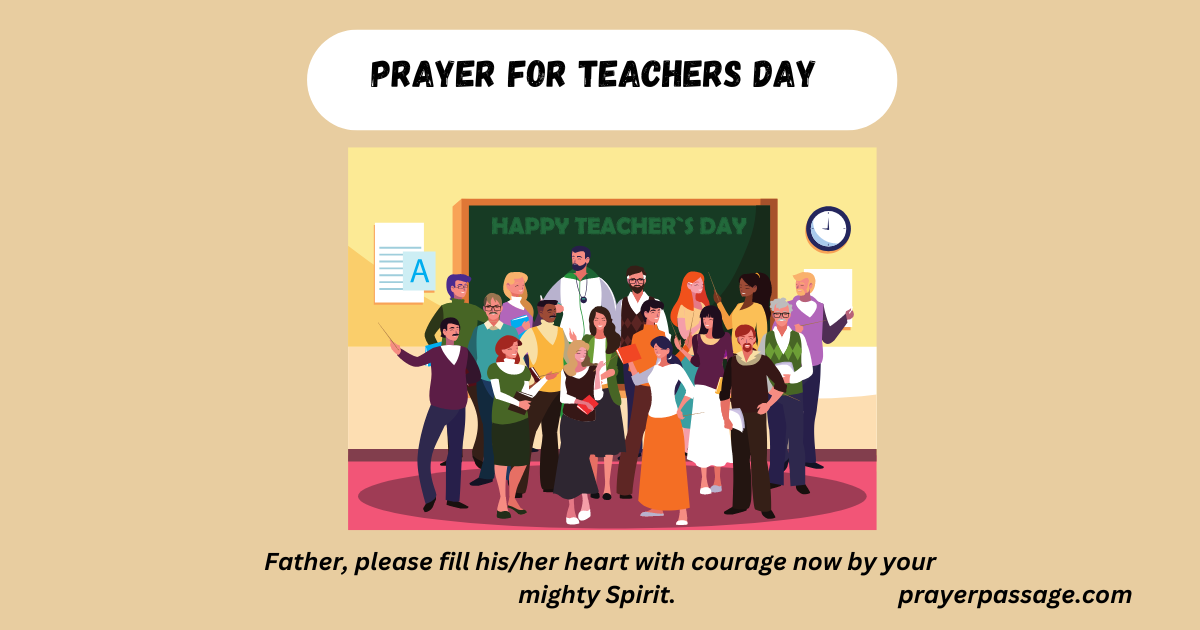 prayer for teachers