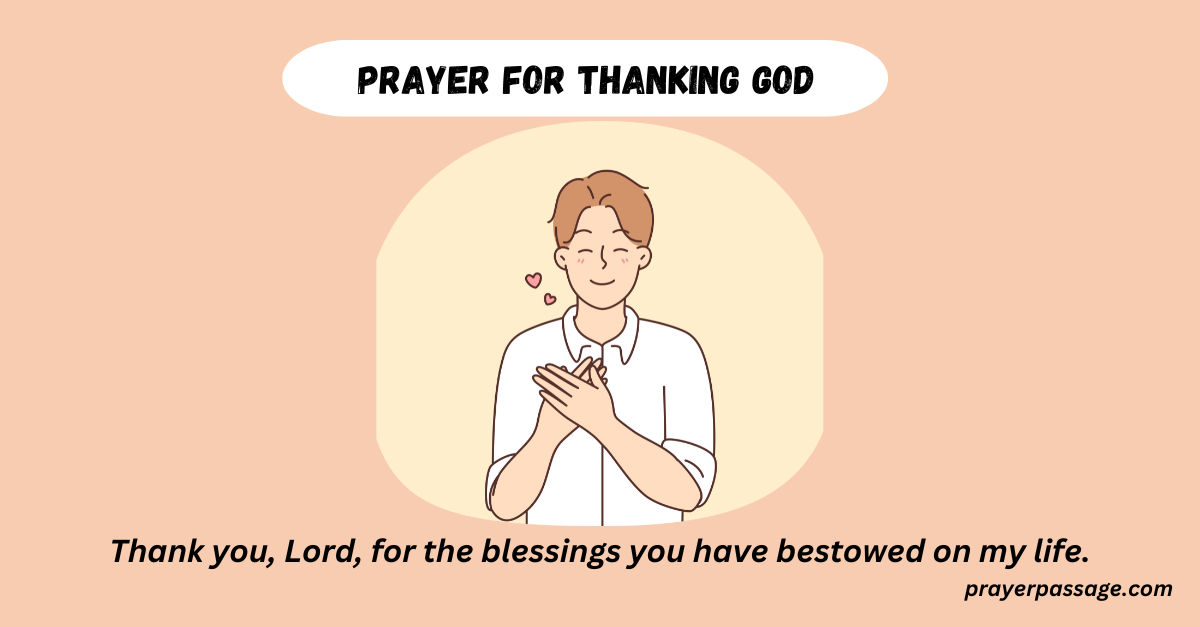 prayer for thanking god