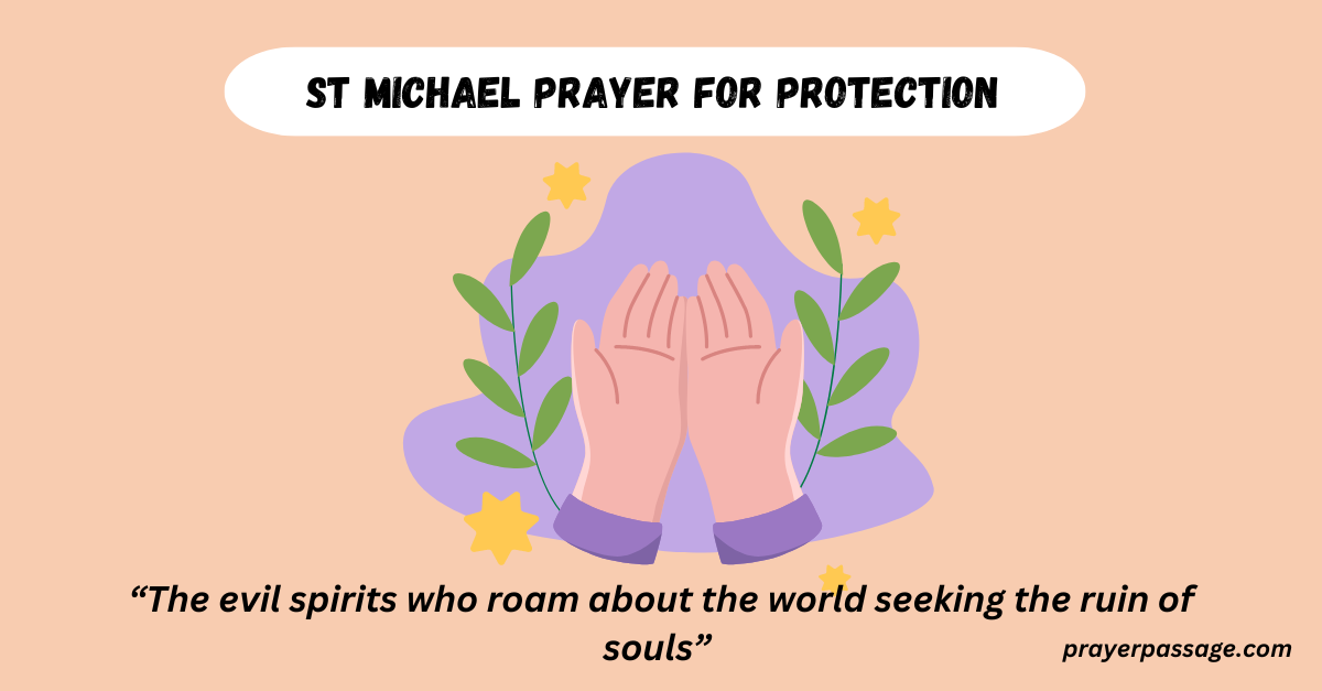 st michael prayer for protection
