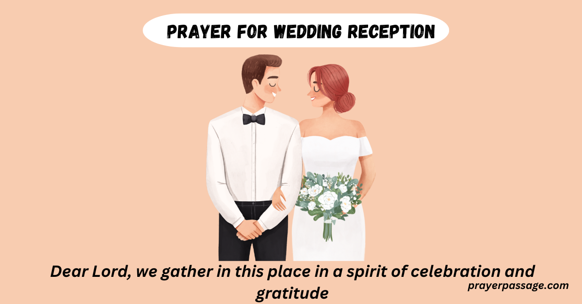 prayer for wedding reception